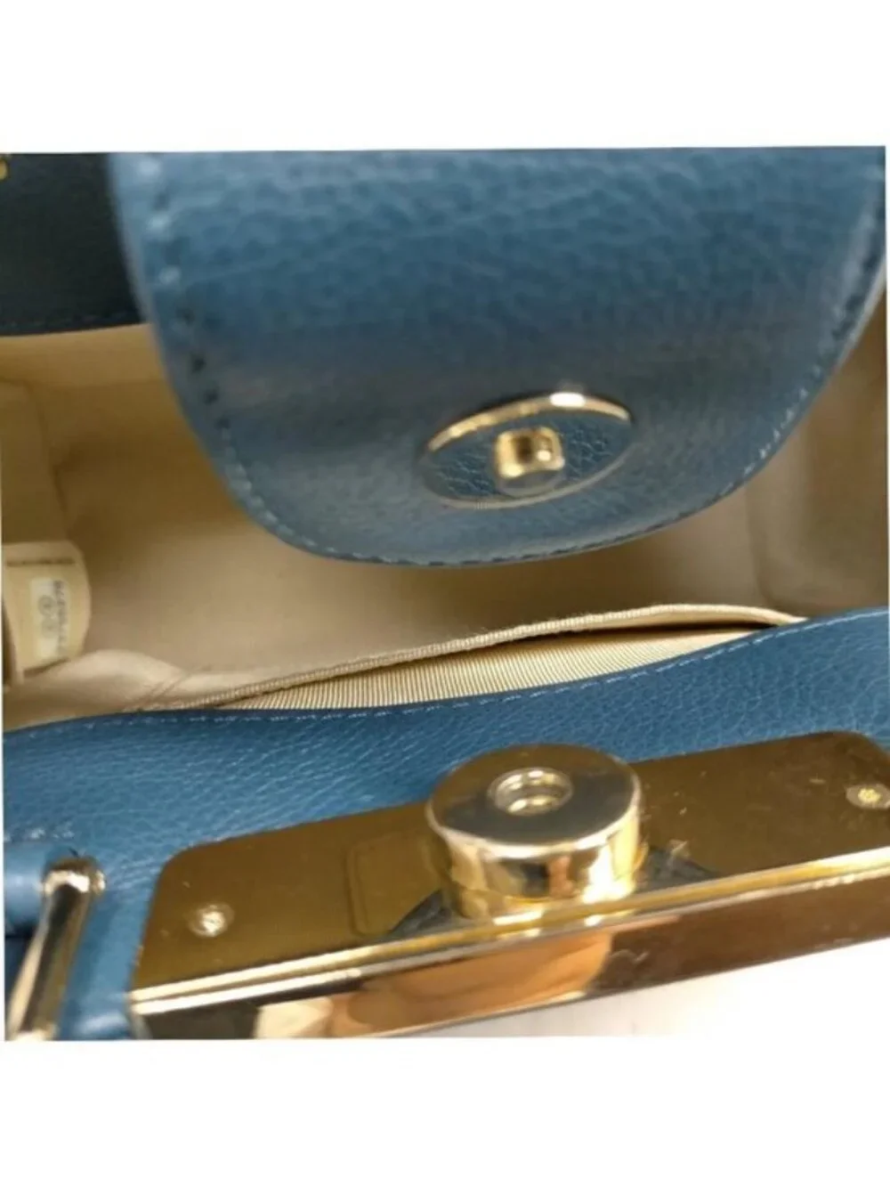 Authentic Chanel Small Quilted Top Handle Vanity Case Leather Chain Crossbody